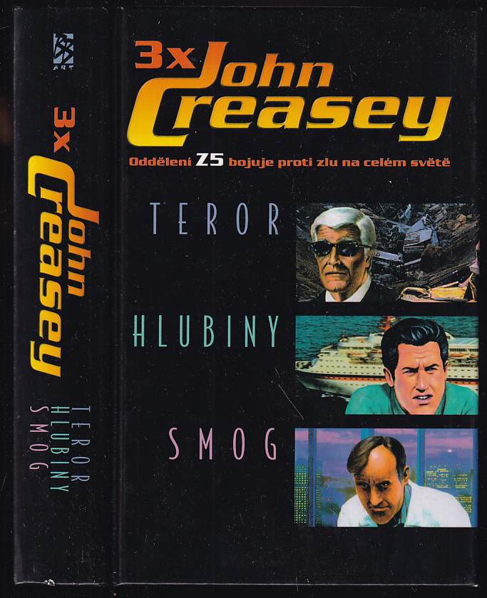 3x John Creasey - Teror / Hlubiny / Smog